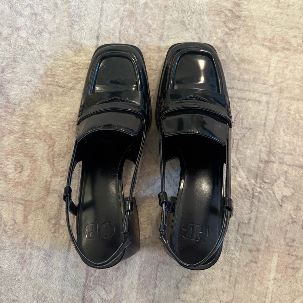 Gianni Bini Black Slingback heels